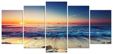 Pyradecor paisaje de mar moderno en 5 paneles HD,