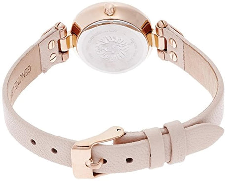 Reloj con correa de piel para mujer
