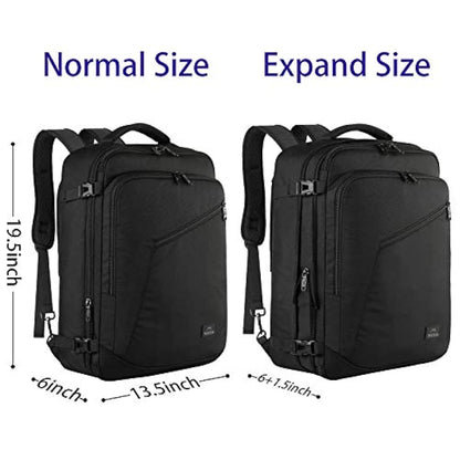 Morral extra grande ampliable de 40 L, color negro. YoTwo