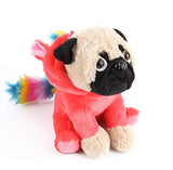 peluche con disfraz de unicornio rosa caliente 12.0 in