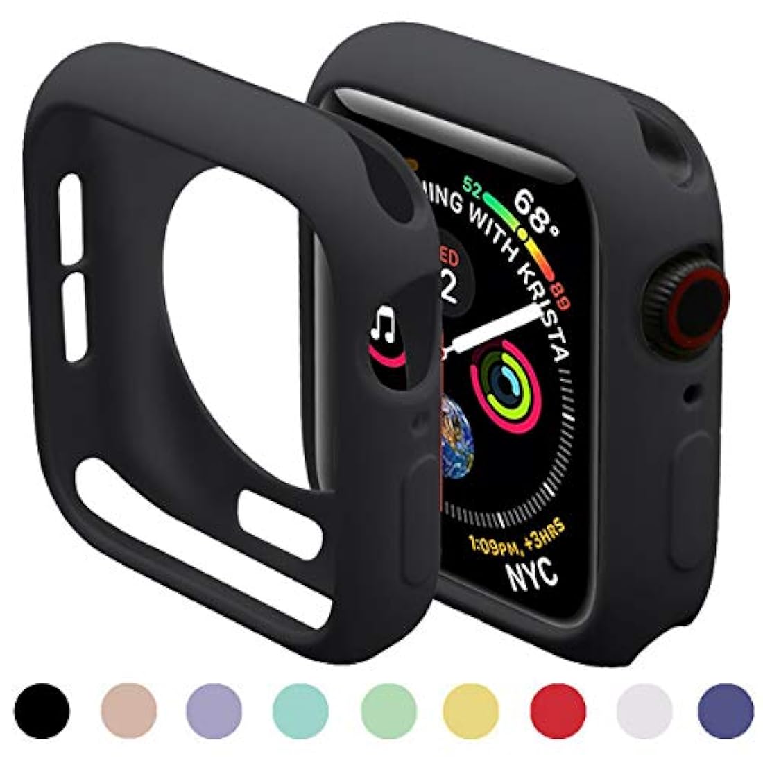 Miimall - Carcasa para reloj Apple Watch Series