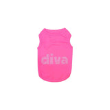 Camisetas para perro con la frase Diva Tamaño: xs