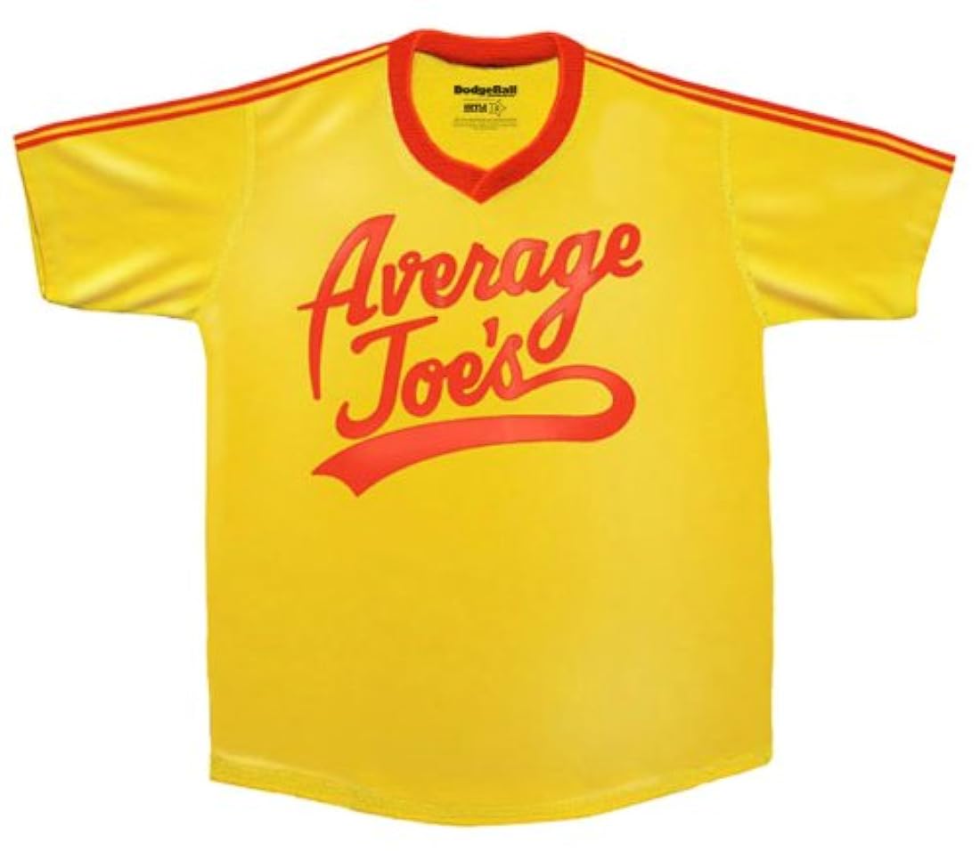 Dodgeball Average Joe's Adult Yellow Jersey Costume Set