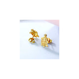 Aretes de plata de ley on diseño para mujeres