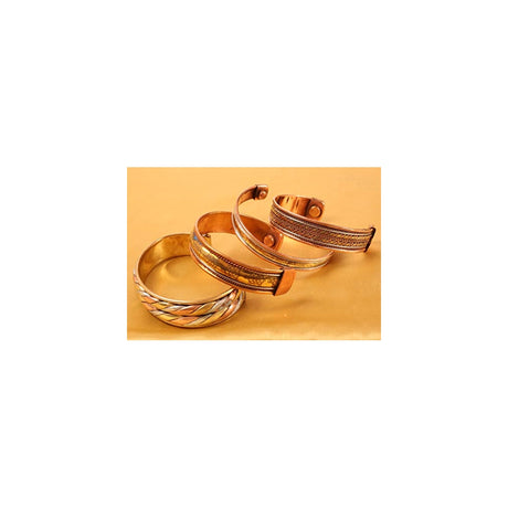 Pulseras y tobilleras de piedra angular de Cobre Artesanal