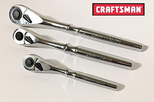 Craftsman 3 piezas asa sólida lágrima juego de carraca