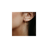 Aretes contra el mal de ojo de aro para mujer