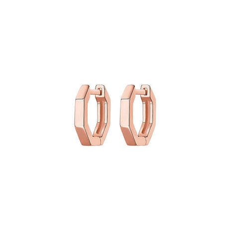 Aretes tipo arracadas de plata chapados en oro para mujer