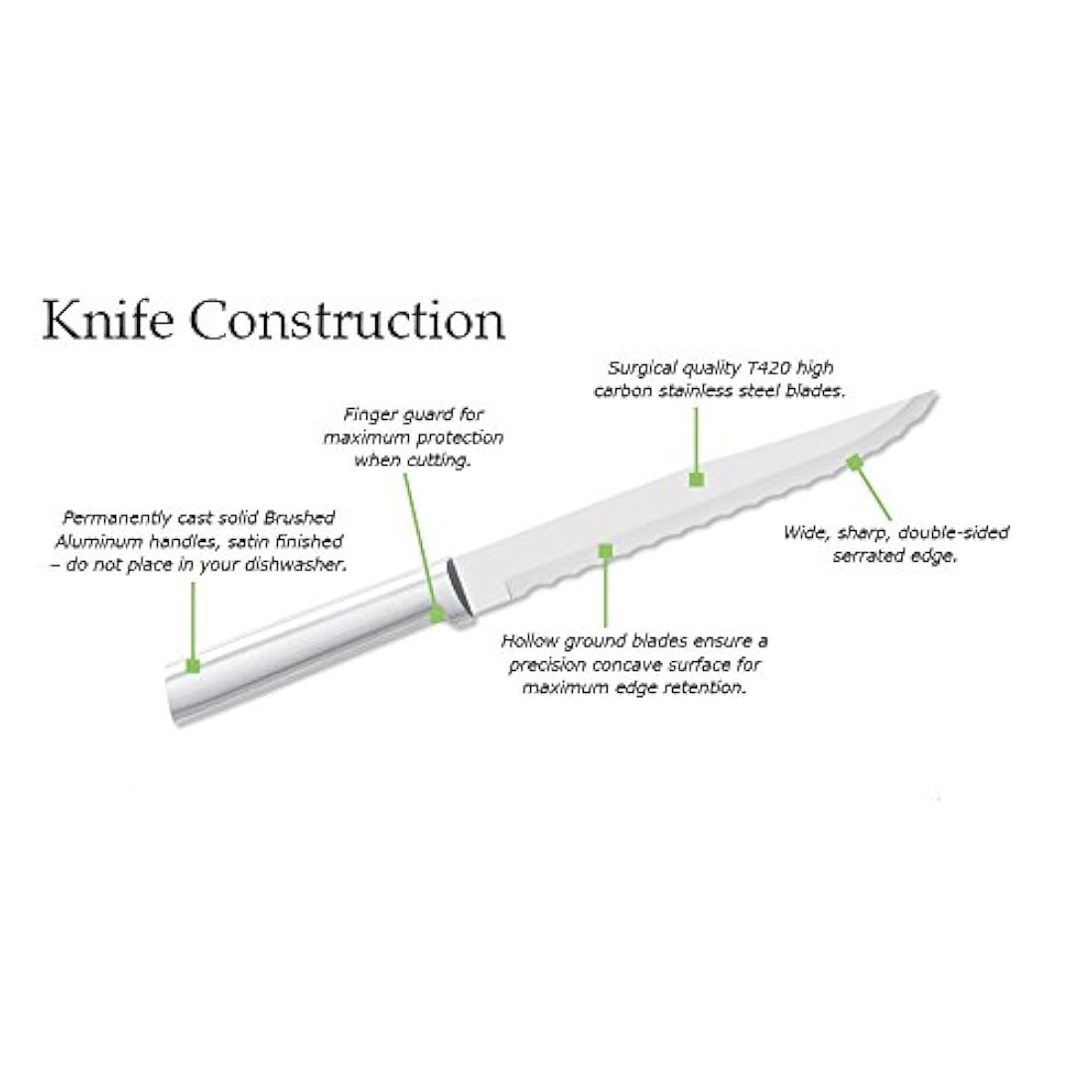 Rada Cutlery - Cuchillo de sierra Agarradera plateada