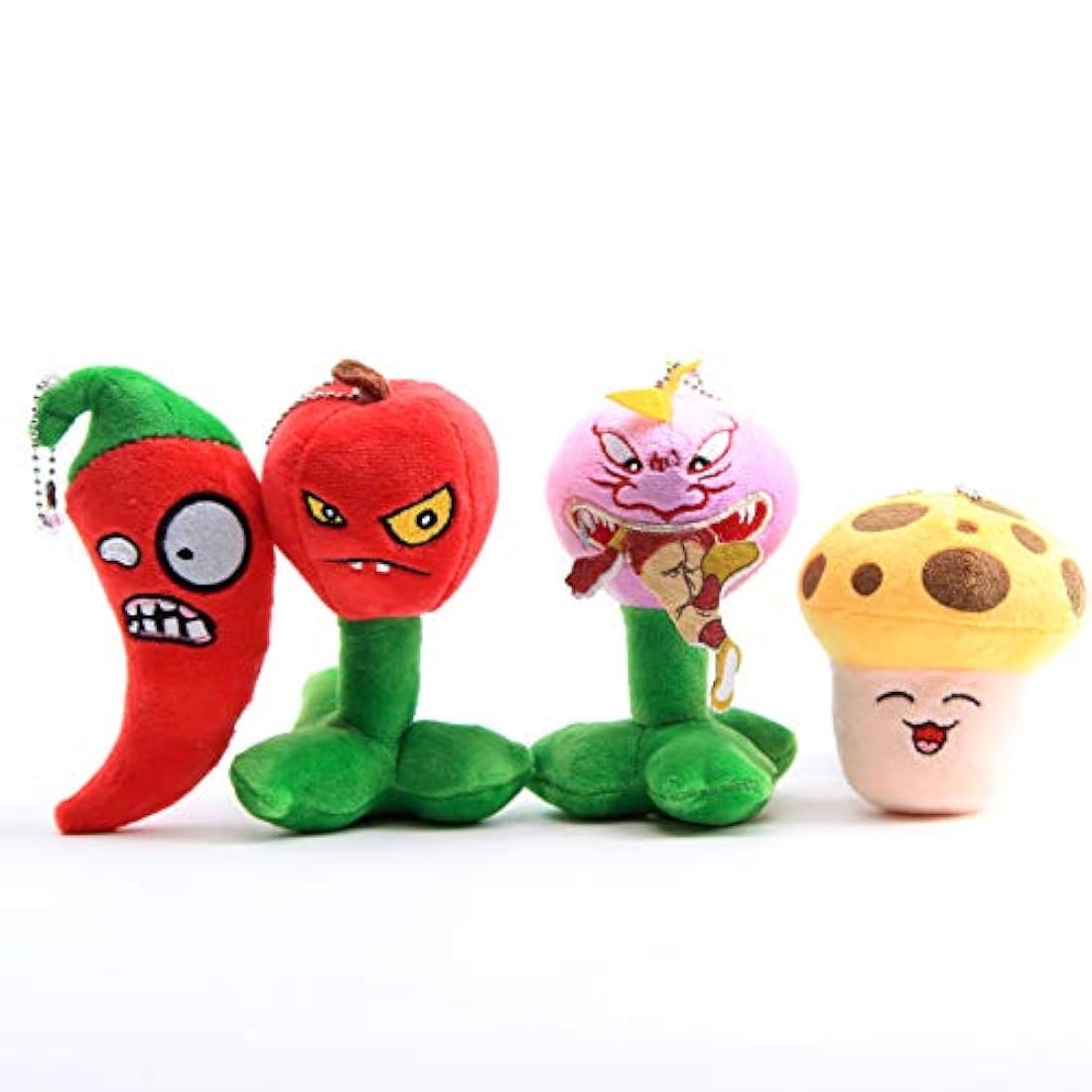 Peluches de Plantas vs Zombies (14 piezas) diferente altura