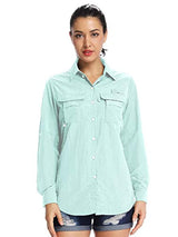 Linlon playera de pesca de secado rápido, con protección UV