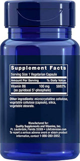 Life Extension Pyridoxal-5'-Phosphate Caps P5P 100 mg