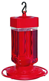 Bebedero para colibrí de 32 onzas 3055 de First Nature, Paquete de 1, Rojo