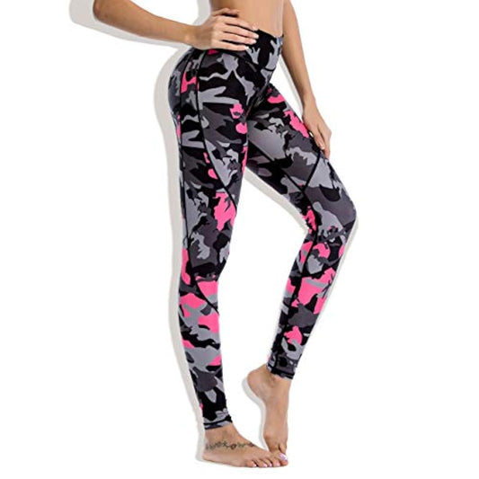 Leggings de cintura alta para yoga con control de abdomen