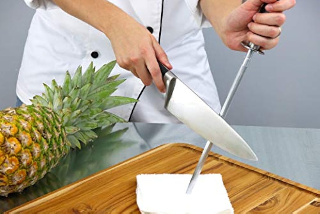 Cuchillo profesional de acero magnético Noble Home & Chef