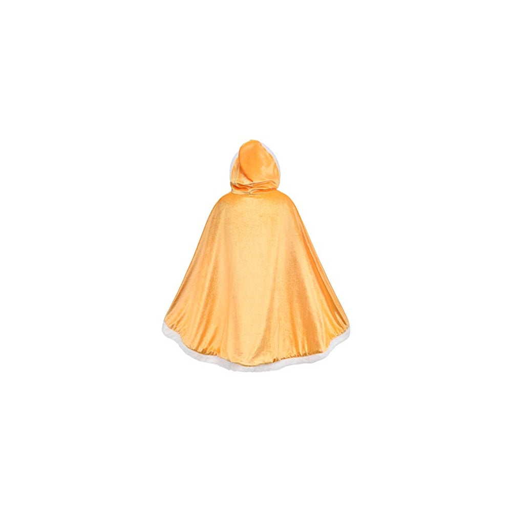 Disfraz de capa de princesa con capucha para niñas de 2-3T