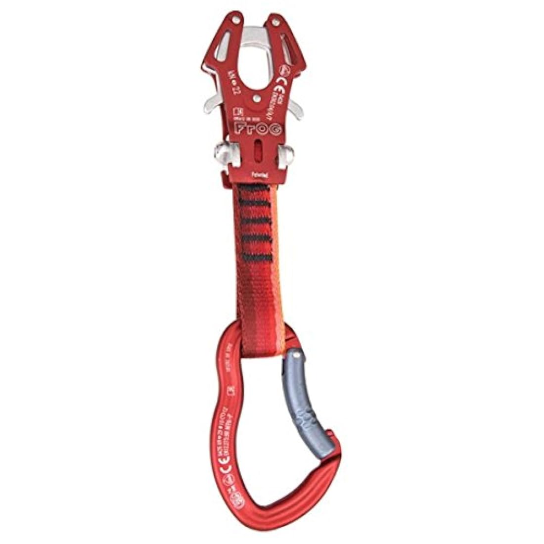 Mosquetón Kong Express Rana Quickdraw (12 cm)