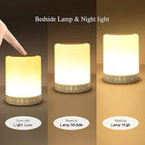 BEIGE Altavoz Bluetooth Luces nocturnas, Altavoces