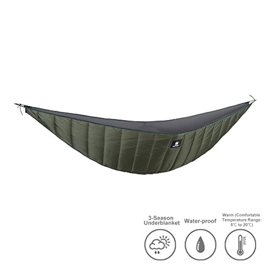 Protector de noche Hamaca Underquilt, para camping Gear