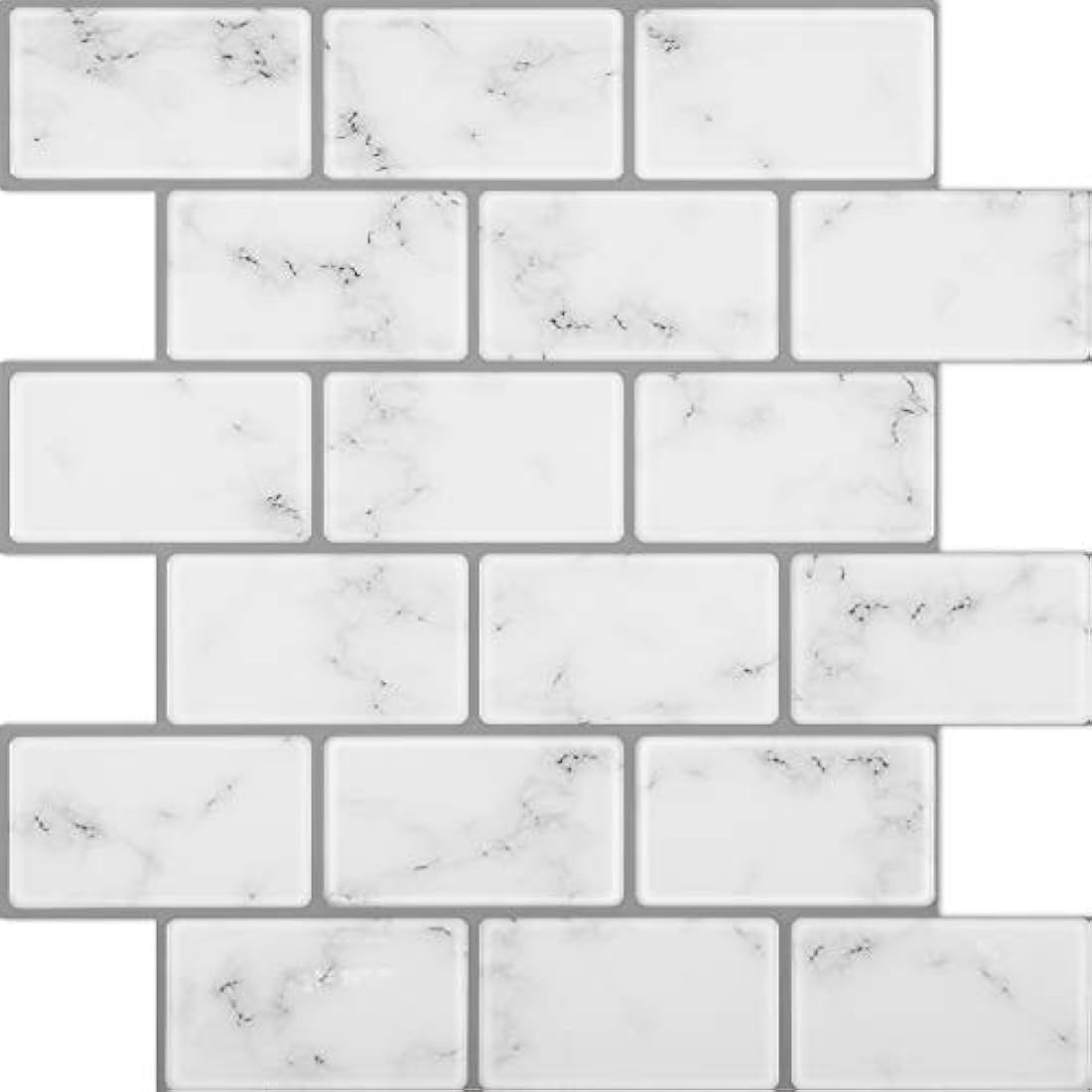 Juego de 5 láminas diseño de azulejos de pared para salpicaduras