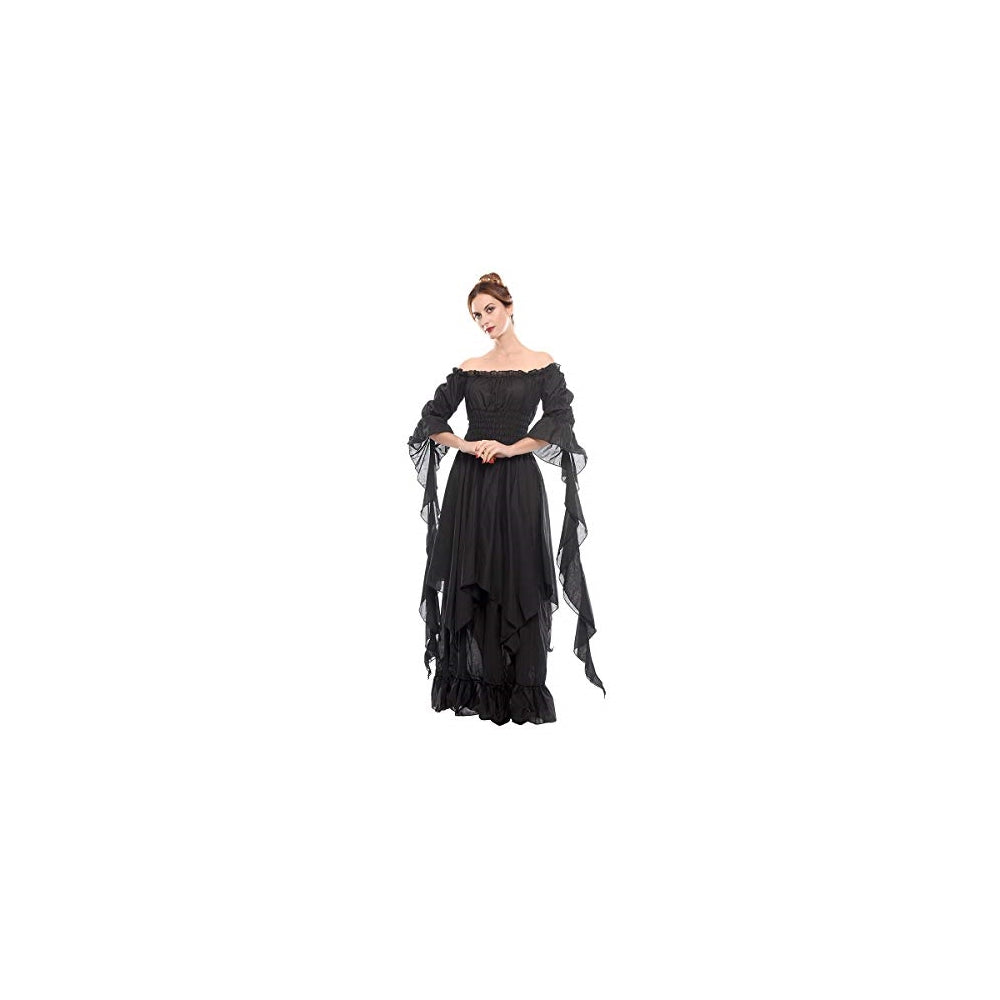 Disfraz  vestido de novia medieval gótico  bruja talla S-M
