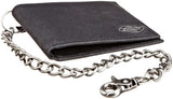 Cartera con cadena biplegable para hombre