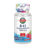 kal B-12 Methylcobalamin Active Melt Frambuesa Tablets, 1000 mcg, 90 Count