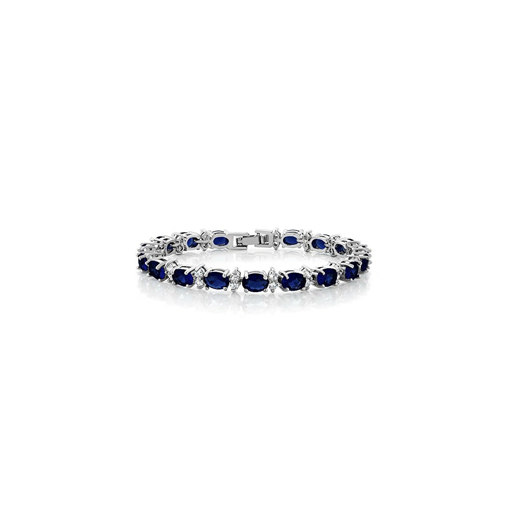 Pulseras y tobilleras de tenis con cristales brillantes