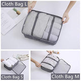 bolsas de viaje, set de cubos de embalaje para viaje