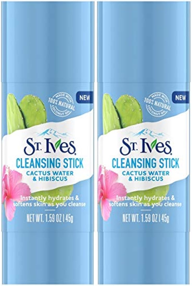 St. Ives Limpiador en barra, agua de cactus y hibisco