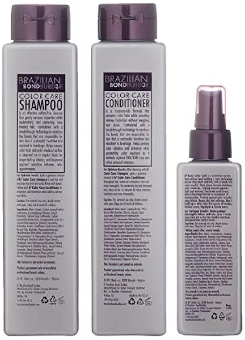 Shampoos B3 /Acondicionador/Ionic Color Lock Trio Pack