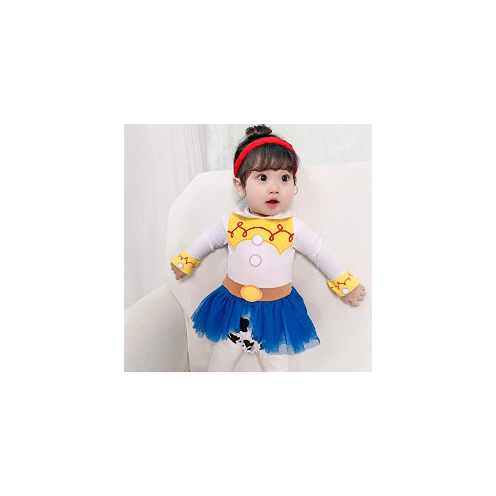 Disfraz Mameluco para bebé Jessie con diadema talla 3-6 mes