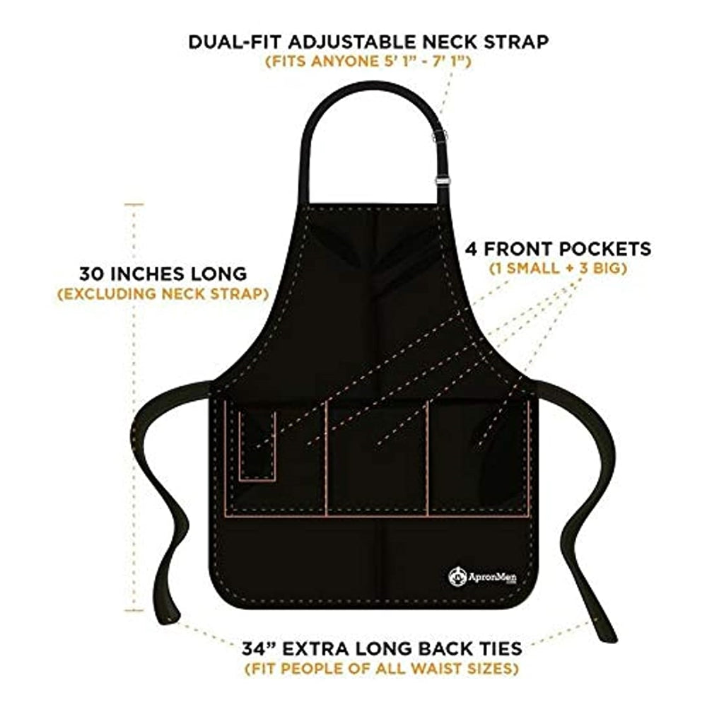 Delantales de Cocina Delantal ajustable para barbacoa