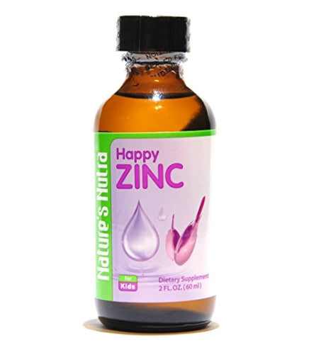 De la Naturaleza Nutra Vida Feliz Zinc 2oz 60 ml, sabores