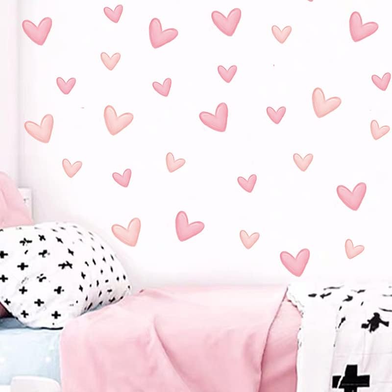 80 Piezas Stickers Corazón para Decoración Infantil - PVC