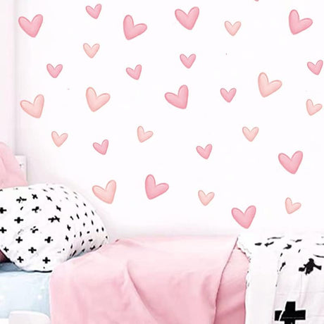 80 Piezas Stickers Corazón para Decoración Infantil - PVC