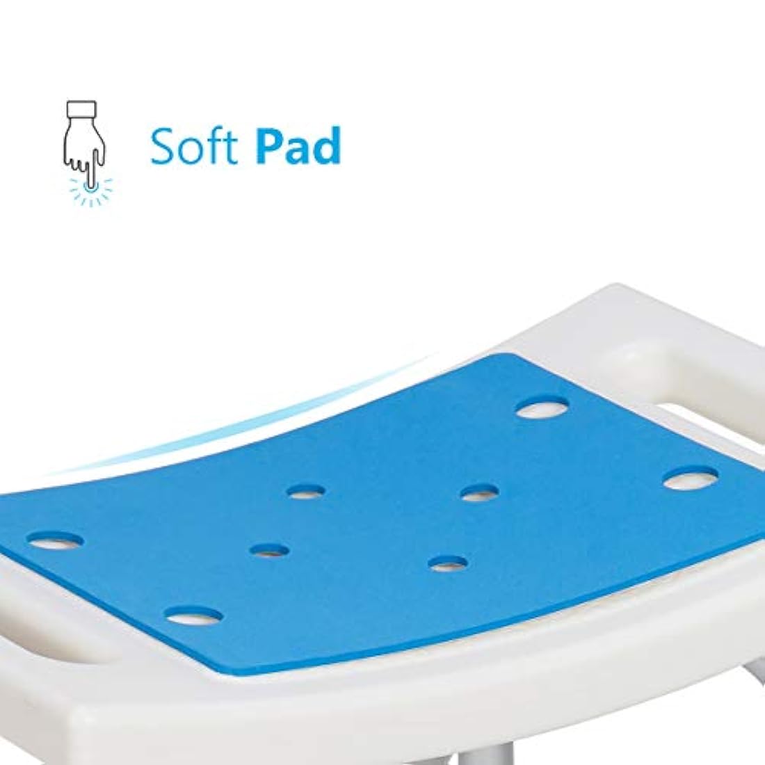 Silla de ducha resistente de 500 libras