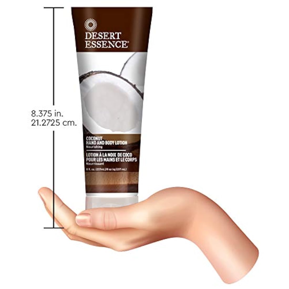 Desert Essence - Loción manos y cuerpo de Coco, 8 fl oz