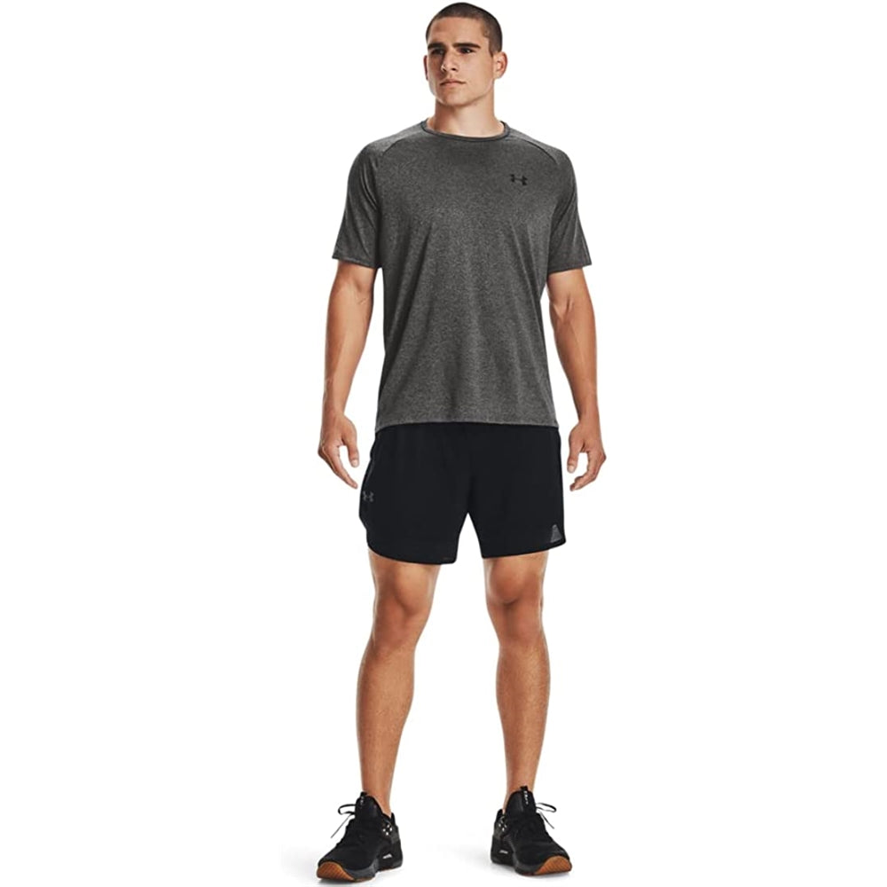 Camiseta de manga corta para hombre gris talla S