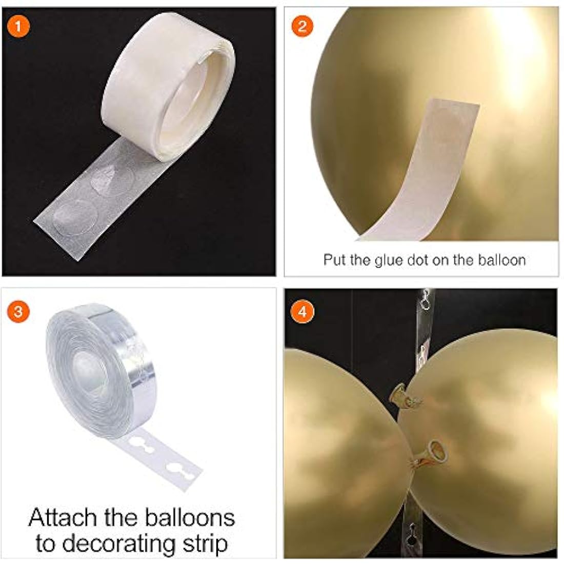 Kit de guirnalda de globos azul marino