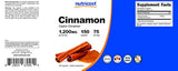 Nutricost canela (Ceylon canela) 1,200 mg porción