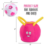 Bolsa de peluche para gimnasio con 4 pelotas