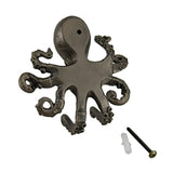 Ganchos de pared decorativos de resina Acabado de bronce
