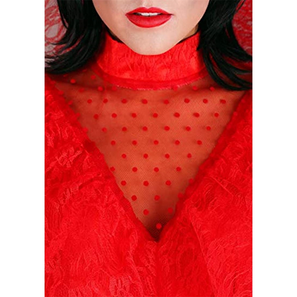 Disfraces Disfraz gótico rojo para mujer