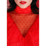Disfraces Disfraz gótico rojo para mujer
