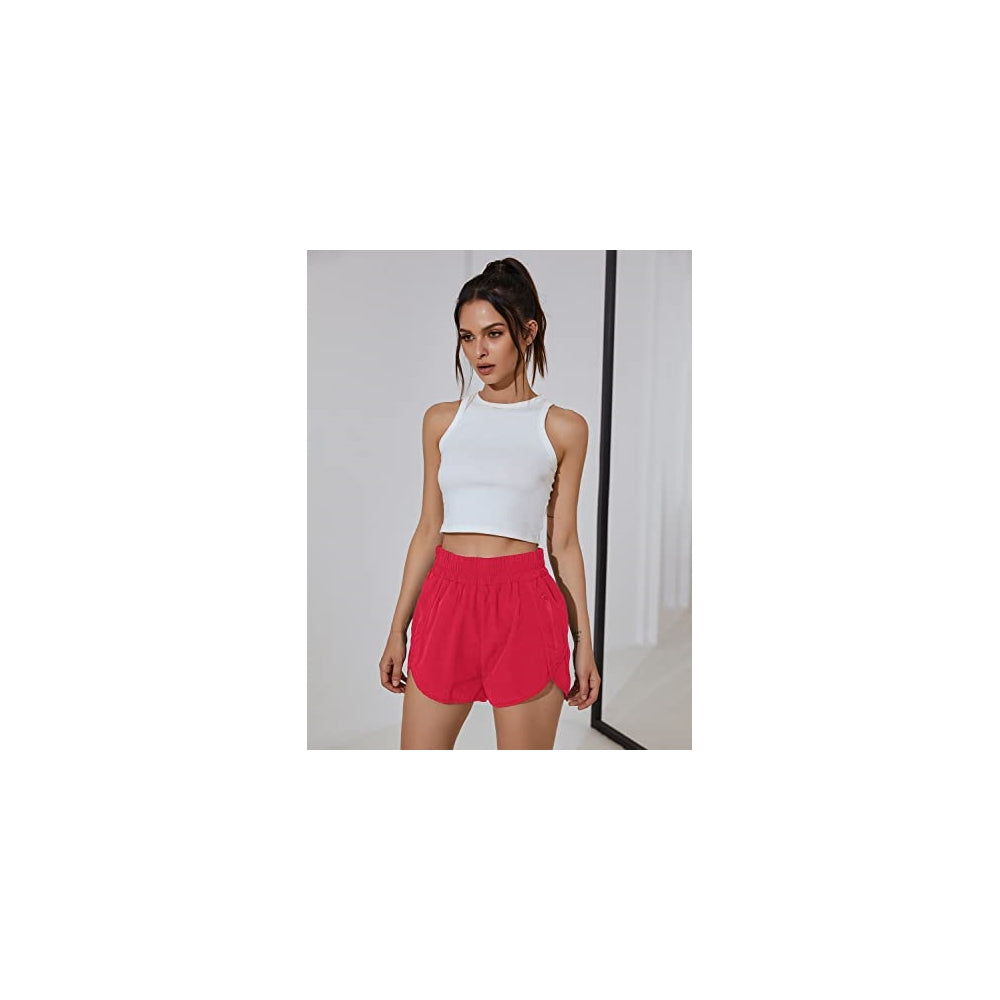 Shorts cortos y elásticos de cintura alta talla XL