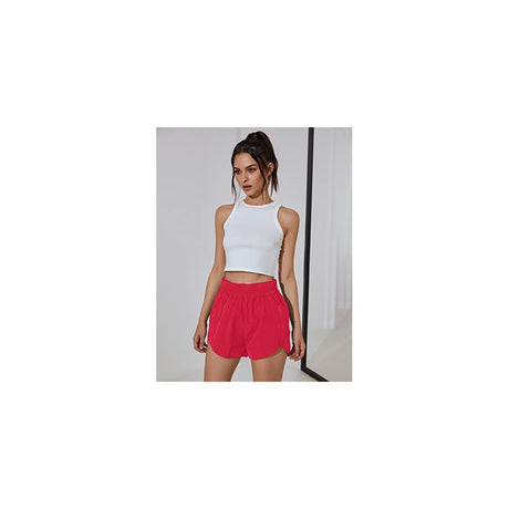 Shorts cortos y elásticos de cintura alta talla XL