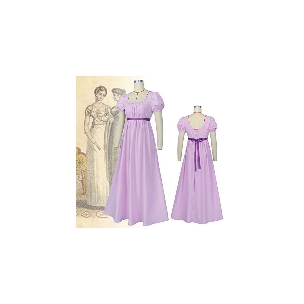 Disfrazde Jane Austen  la época de la Regencia talla S