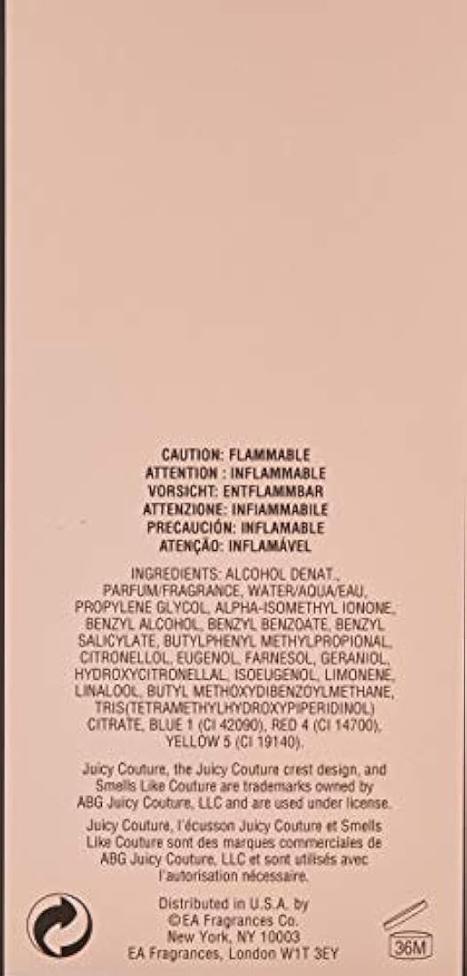 Perfume Spray para mujer, 3.4 fl oz