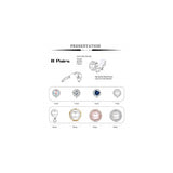 Aretes de clip hipoalergénicos para mujer 8 pares